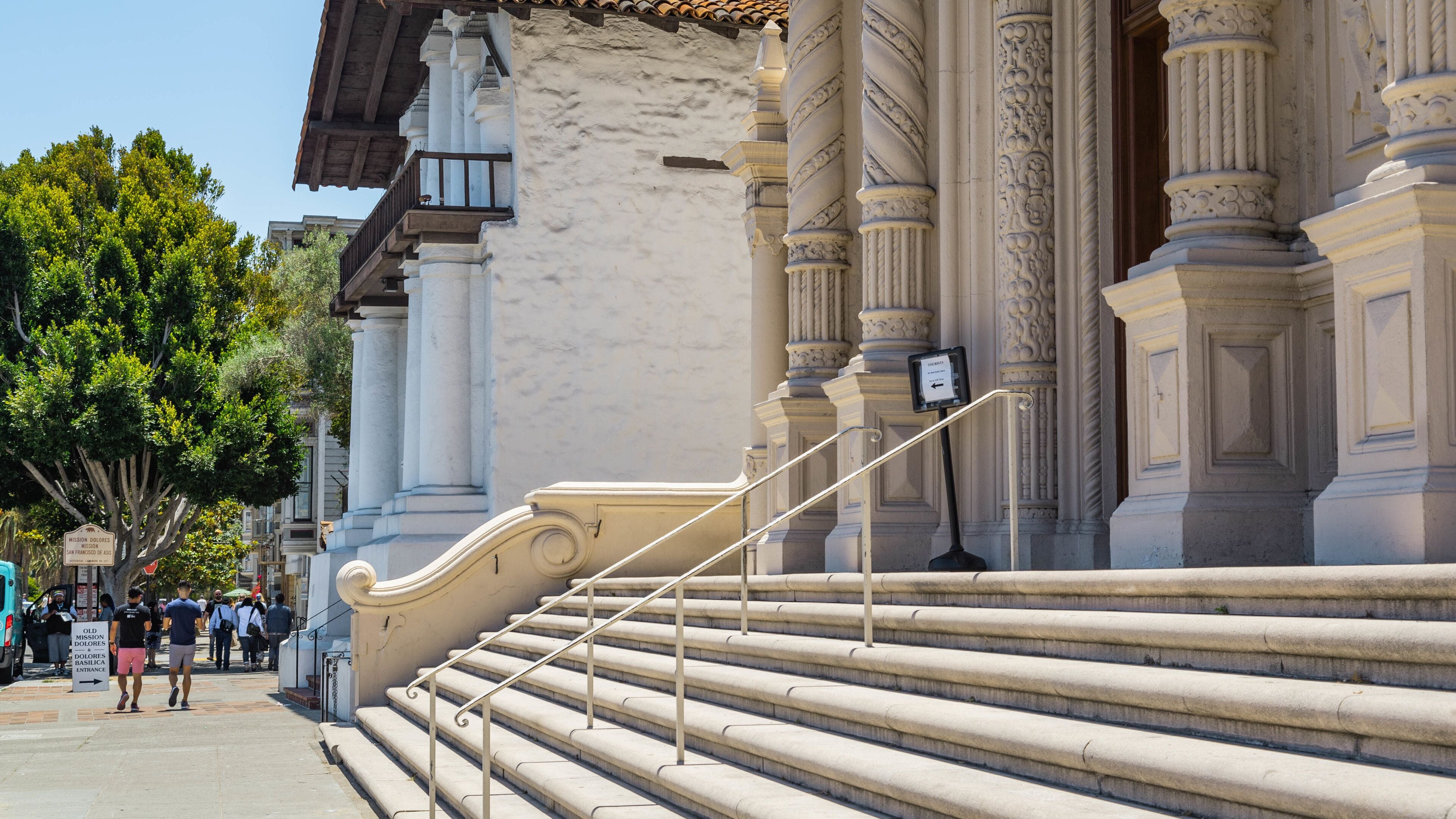 Mission Dolores featuring heritage elements