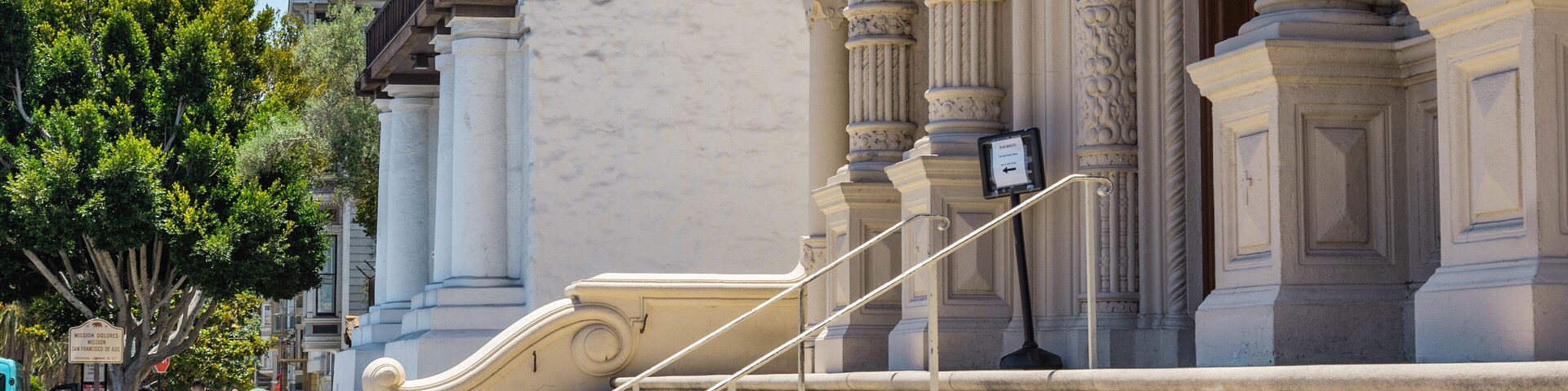 Mission Dolores featuring heritage elements