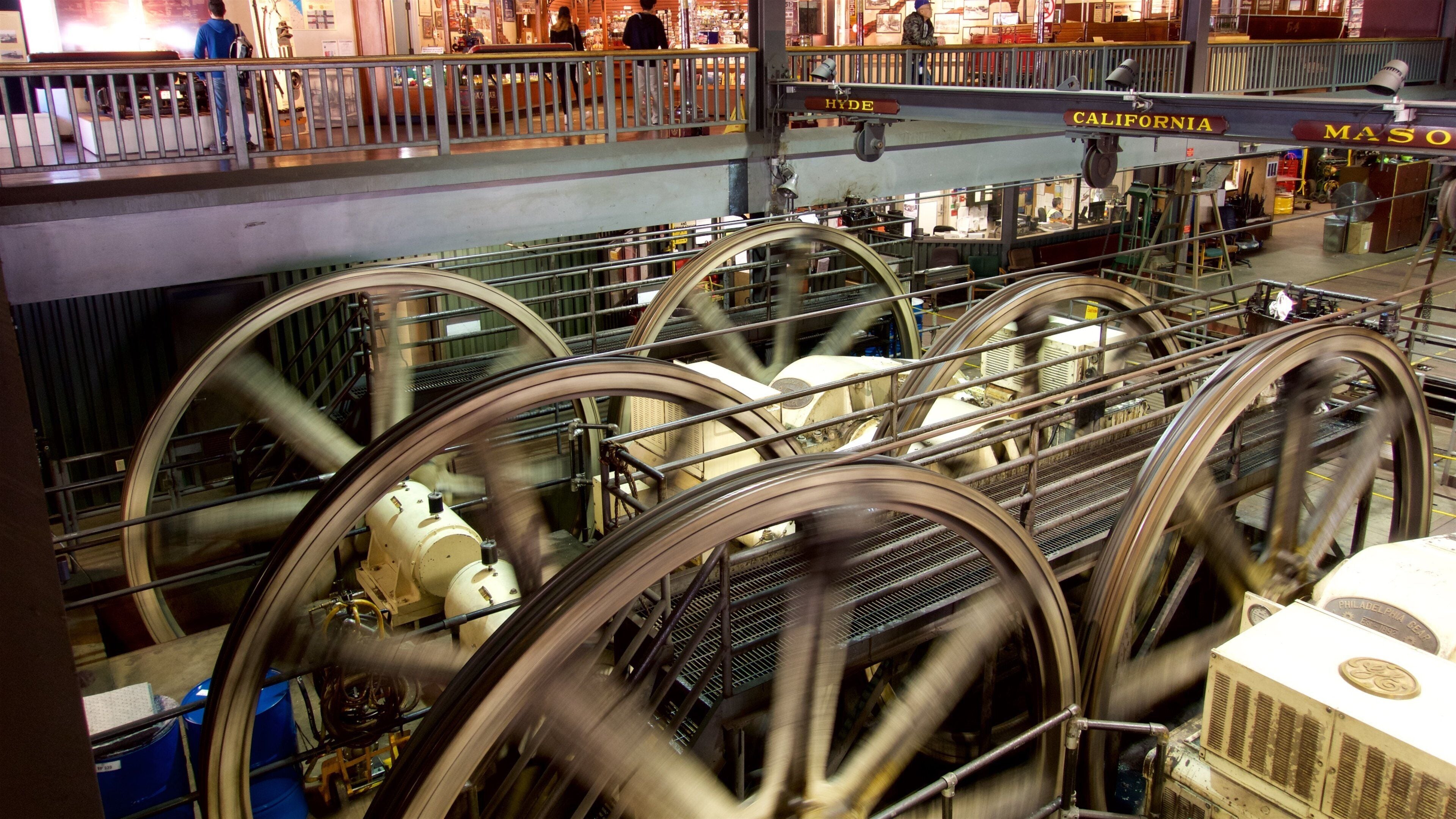 Cable Car Museum which includes interior views and heritage elements