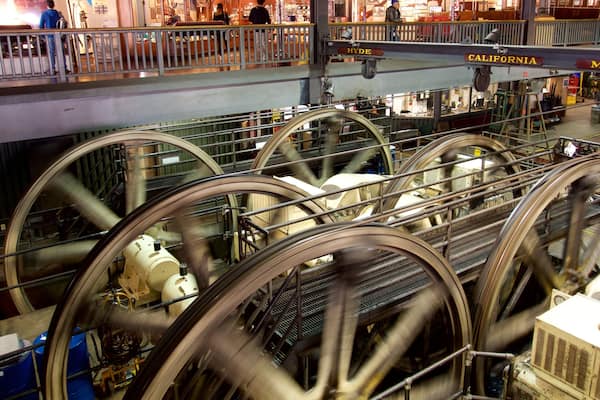 Cable Car Museum showing heritage elements and interior views