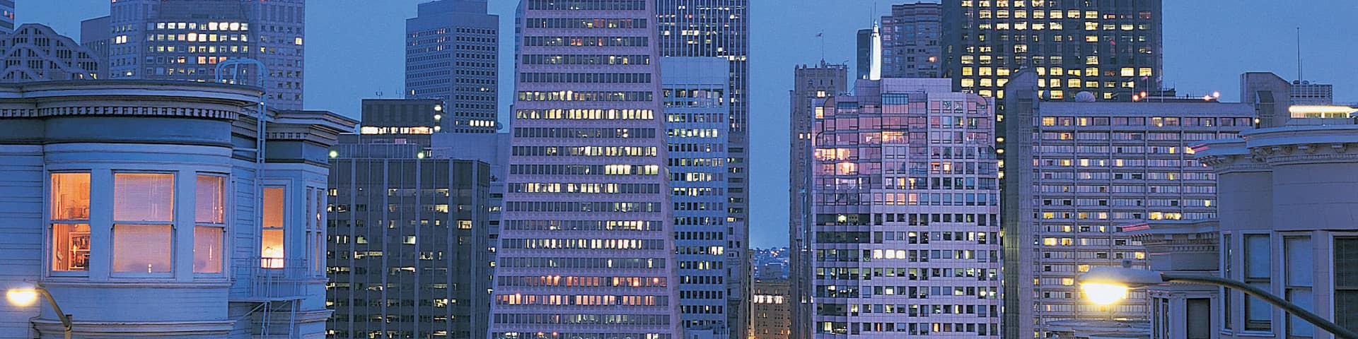 San Francisco Skyline With the Transamerica Pyramid, California, Usa