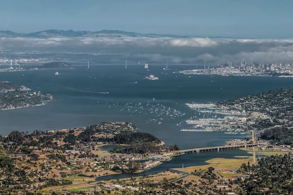 Bay Area Panorama from Mount Tamalpais