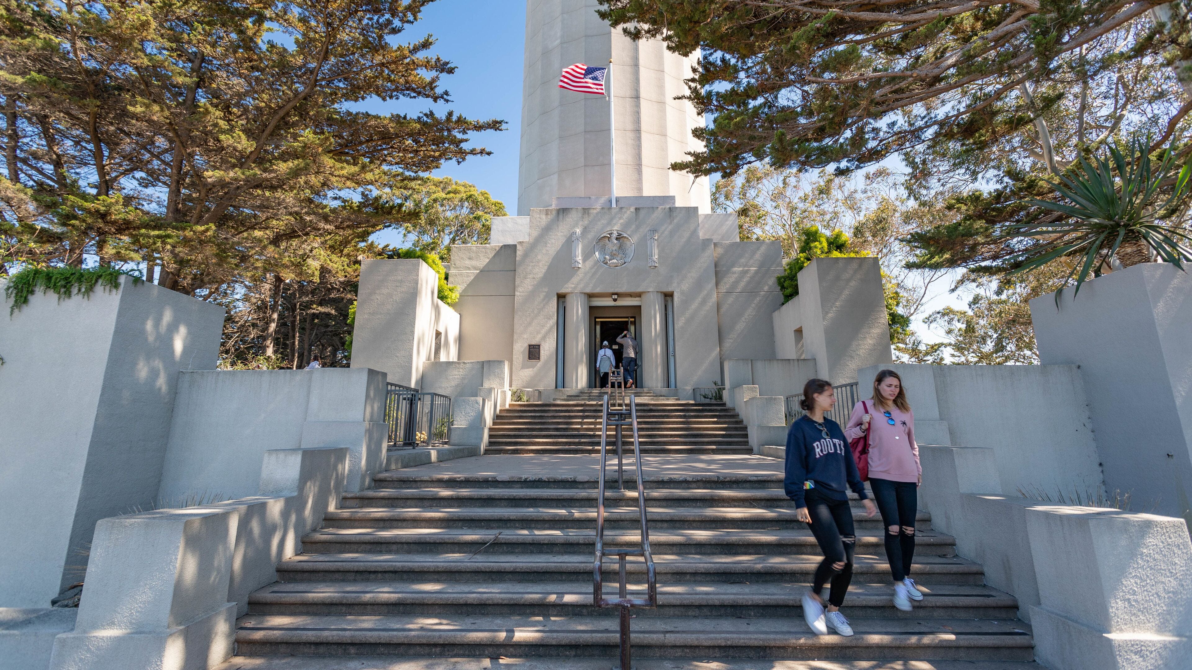 Coit Tower as well as a couple