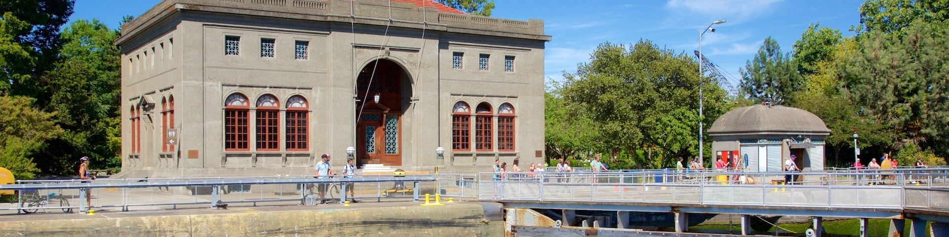 Hiram M. Chittenden Locks showing heritage architecture