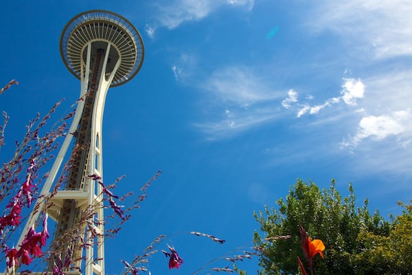 Puget Sound mit einem moderne Architektur