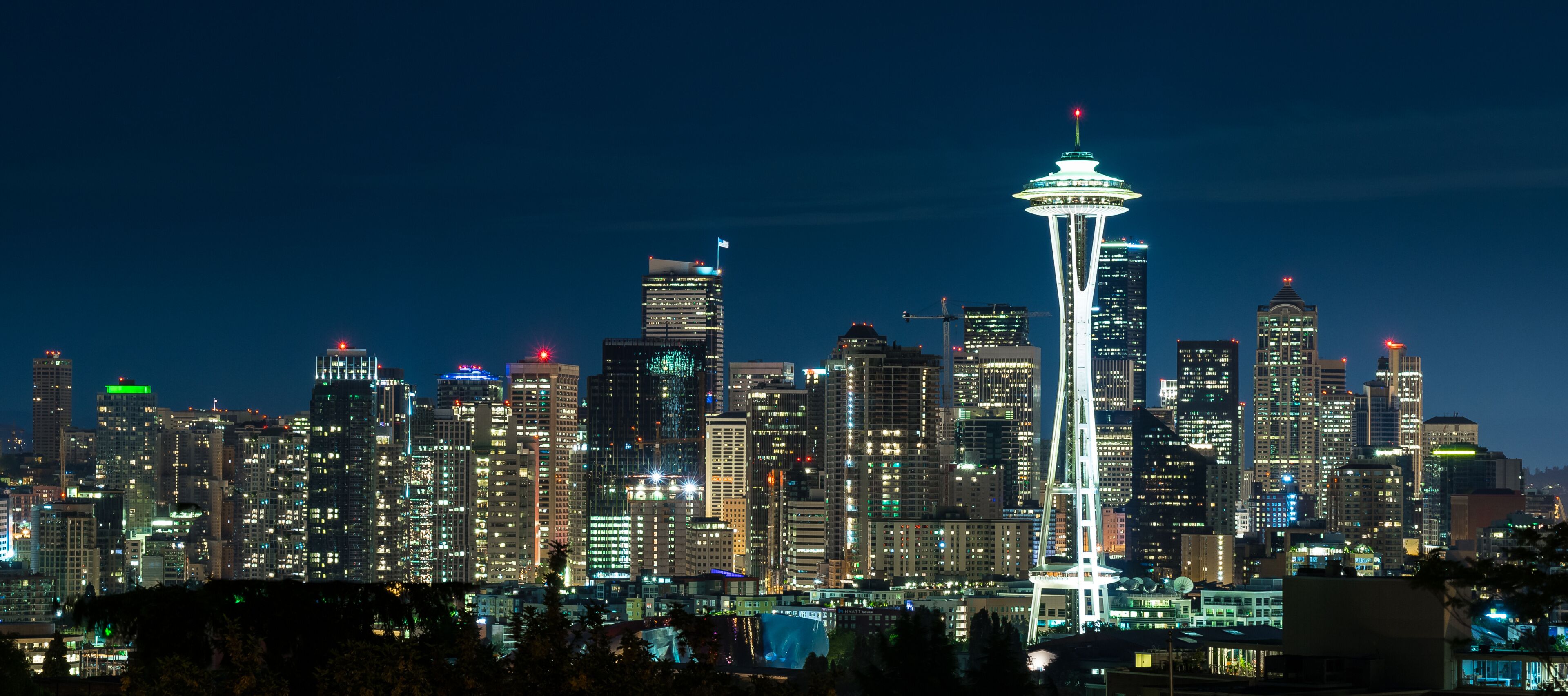 Seattle Skyline at Night