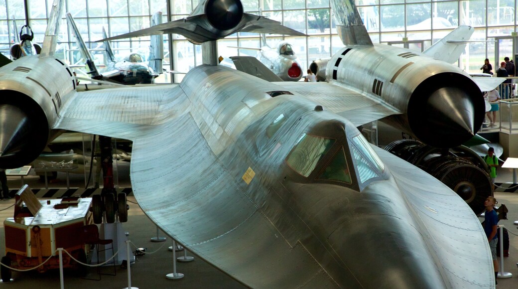 Museum of Flight fasiliteter samt innendørs