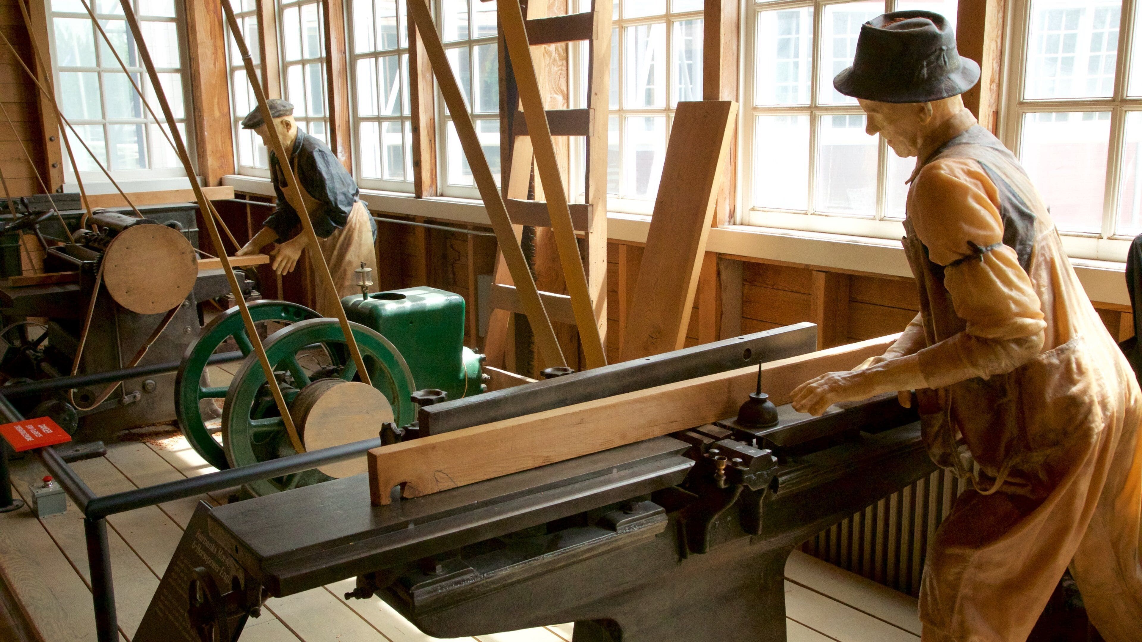 Museum of Flight showing interior views