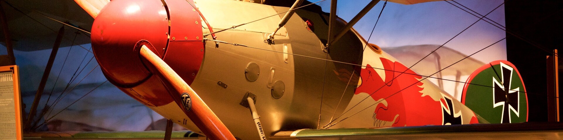 Museu do Ar caracterizando vistas internas