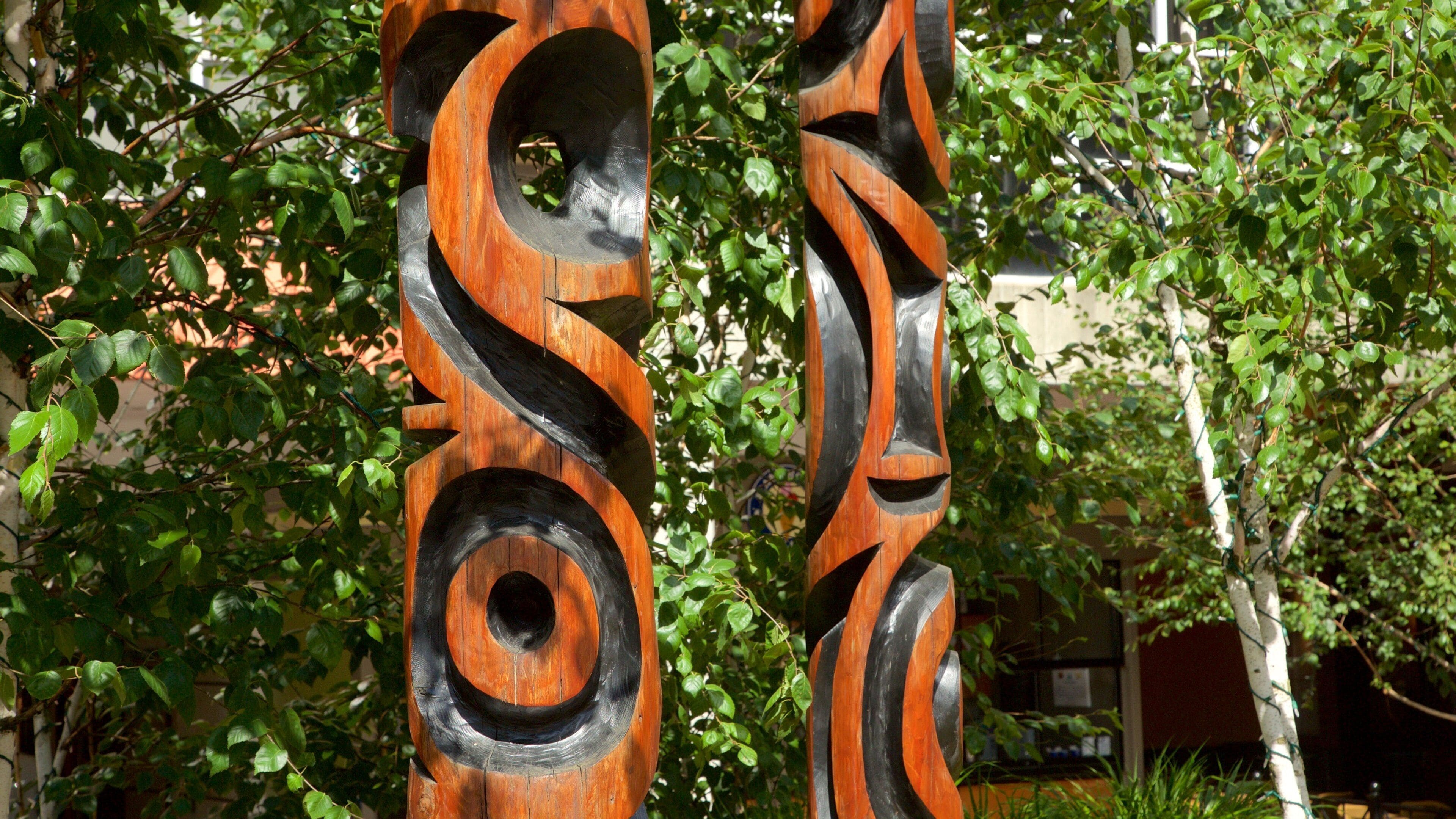 Bellevue Square welches beinhaltet Outdoor-Kunst