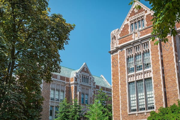 University of Washington showing heritage elements
