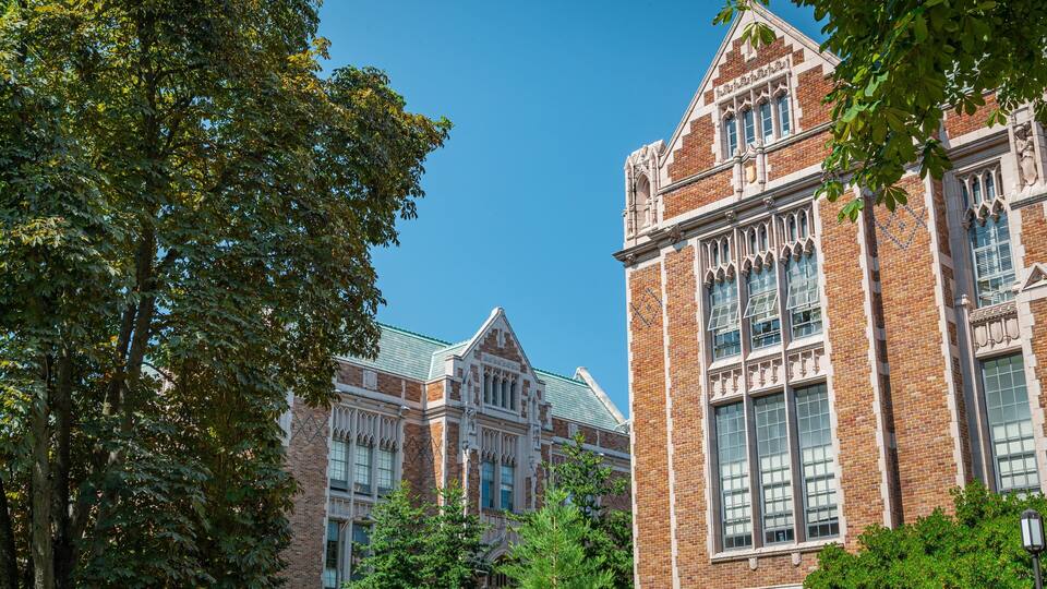 University of Washington showing heritage elements