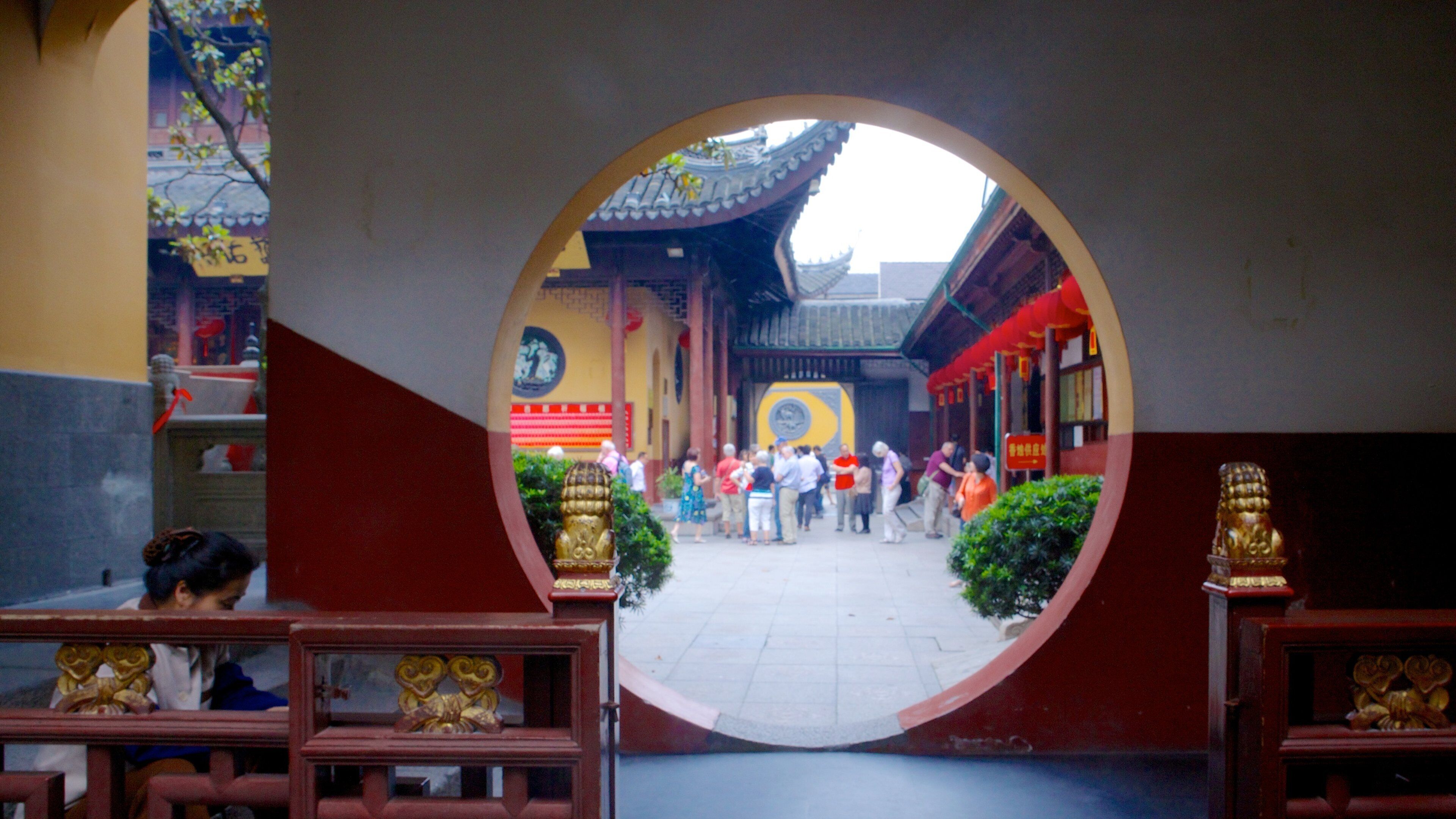 Jade Buddha Temple featuring religious elements and a temple or place of worship