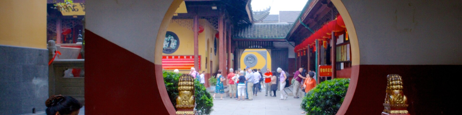 Jade Buddha Temple featuring religious elements and a temple or place of worship