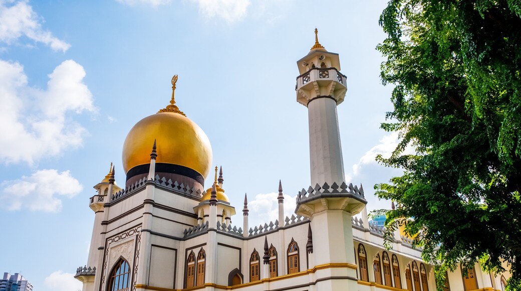 2019 March 1st, Singapore, View of Masjid Sultan in a beautiful day.