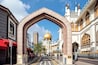 street view of singapore with Masjid Sultan