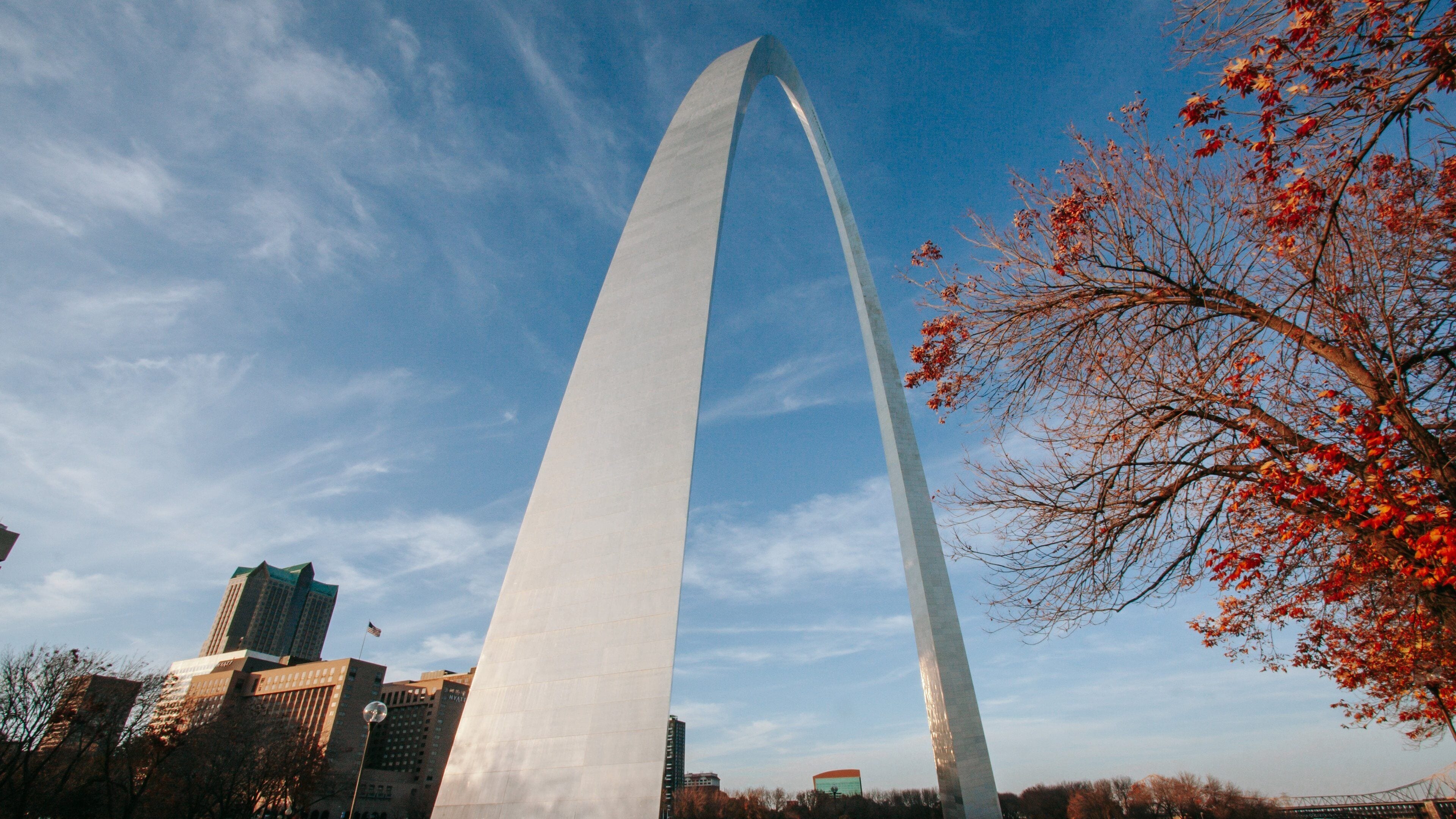 Gateway Arch featuring a monument