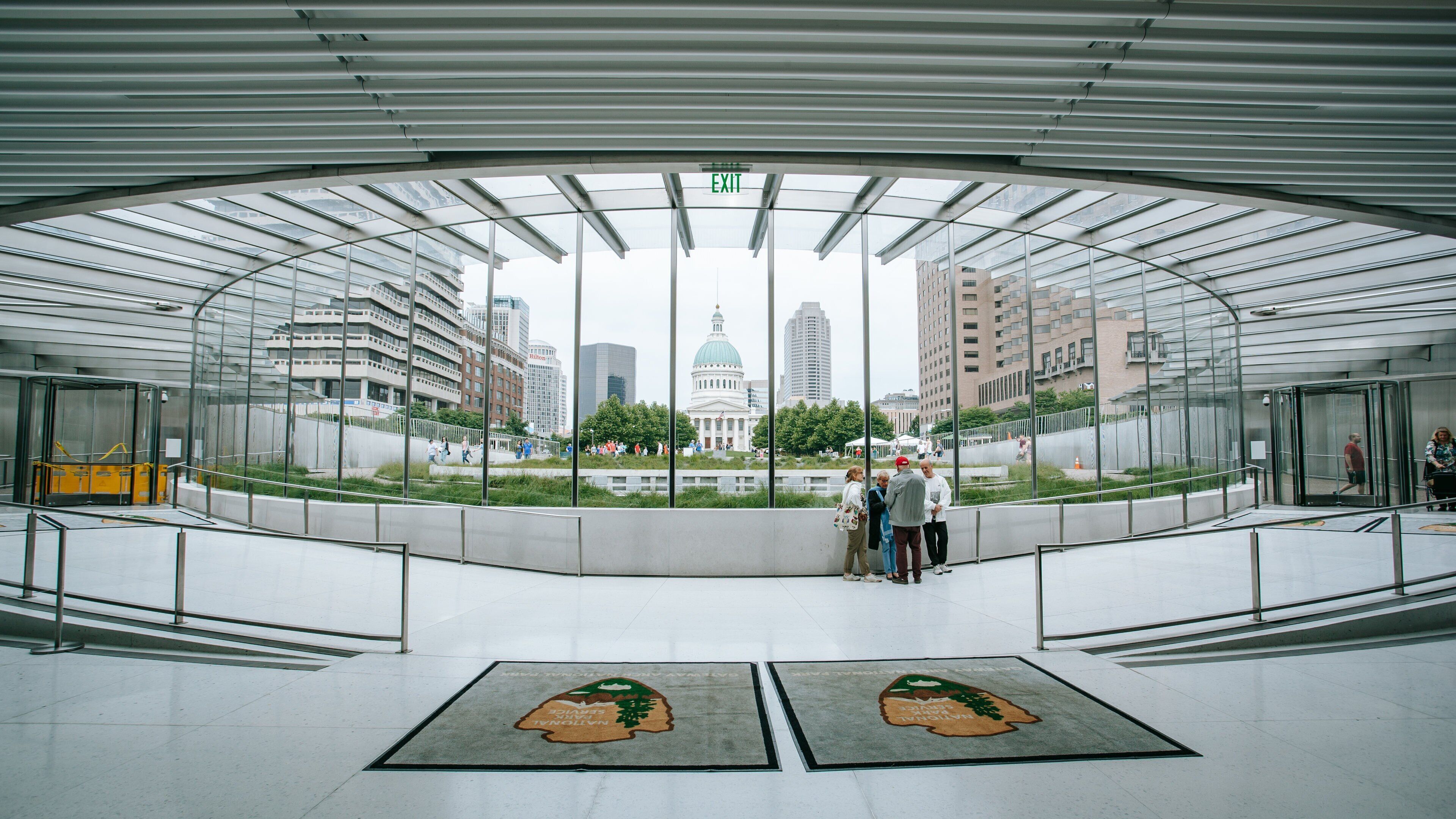 Gateway Arch as well as a family