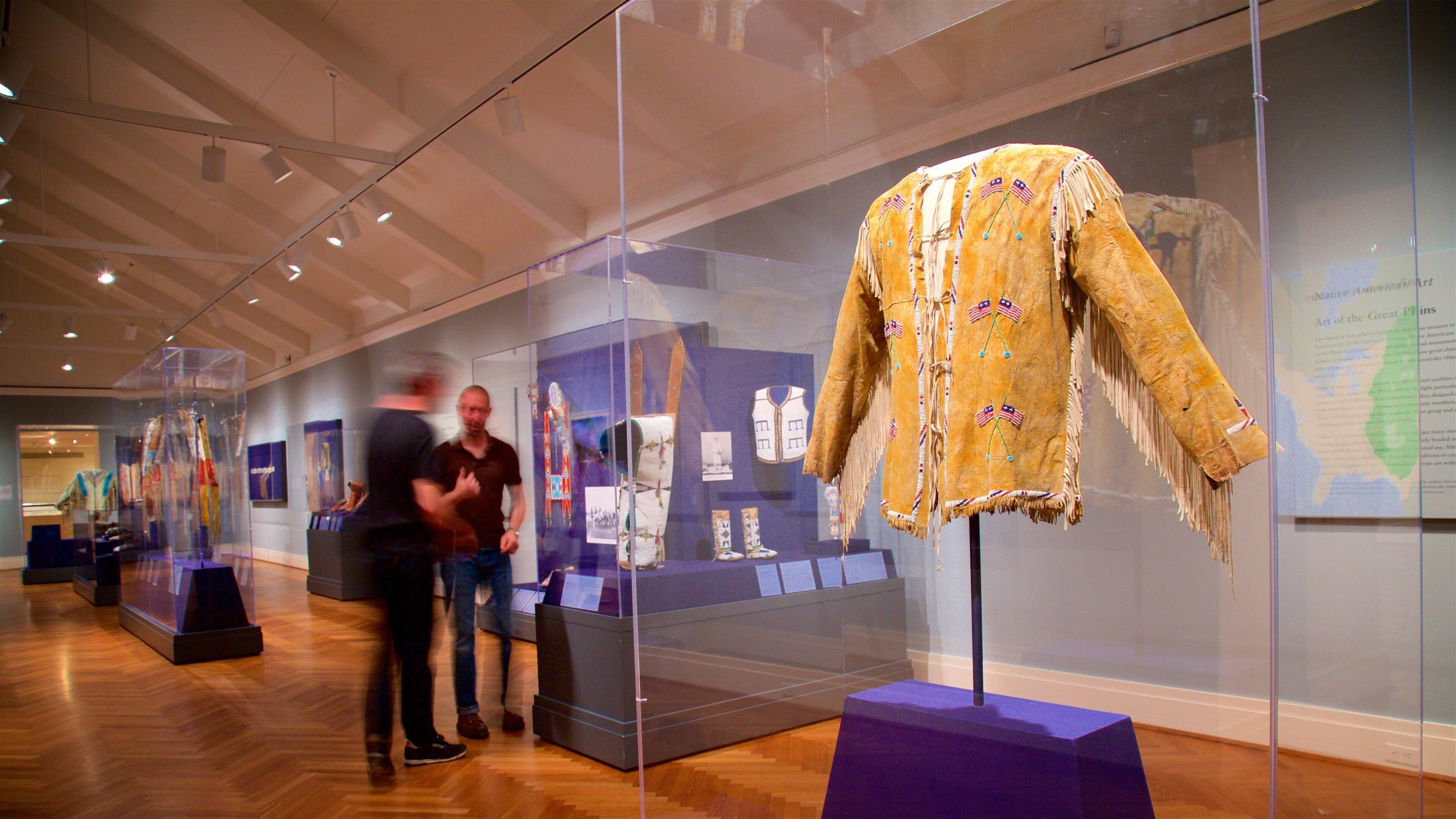 St. Louis Art Museum mostrando arte y vista interna y también una pareja