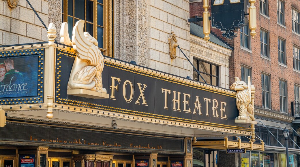 Fox Theater showing signage