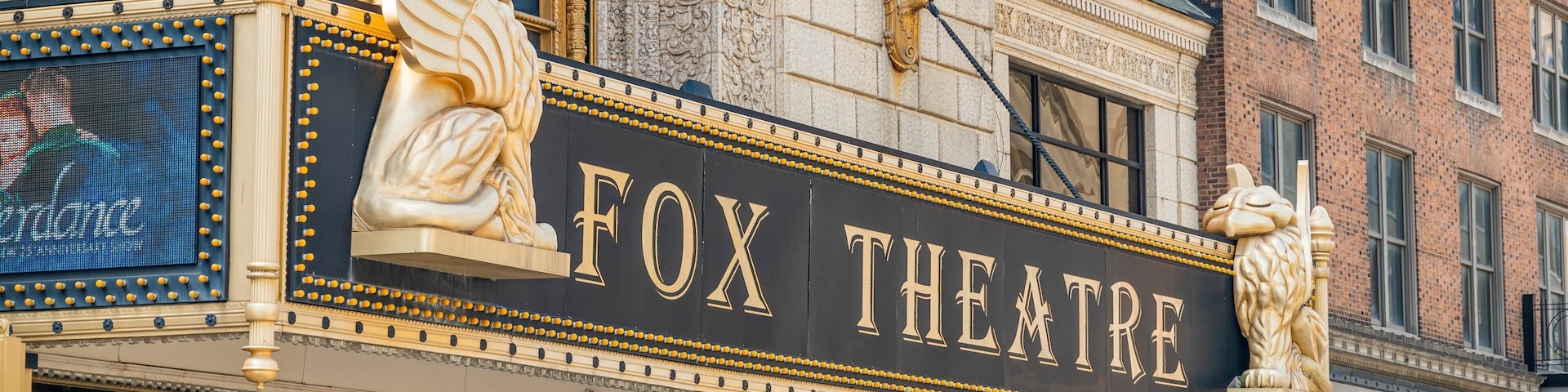 Fox Theater showing signage
