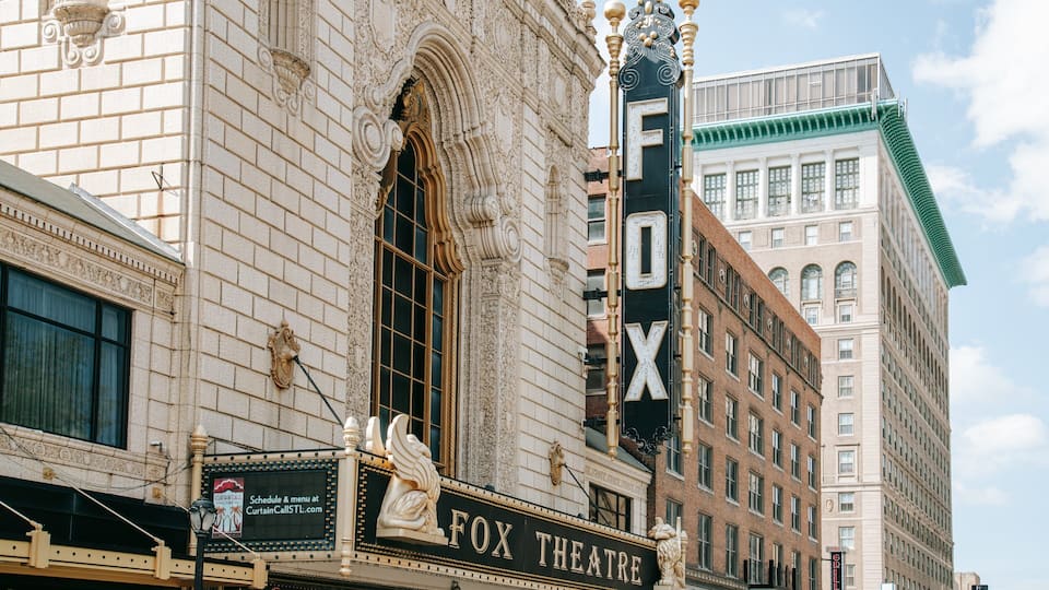 Fox Theater which includes signage, heritage elements and a city