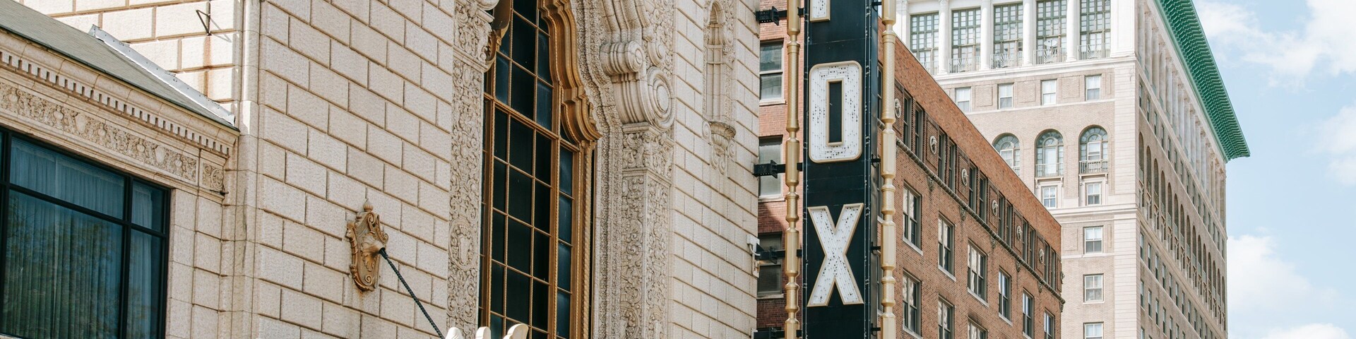 Fox Theater which includes signage, heritage elements and a city