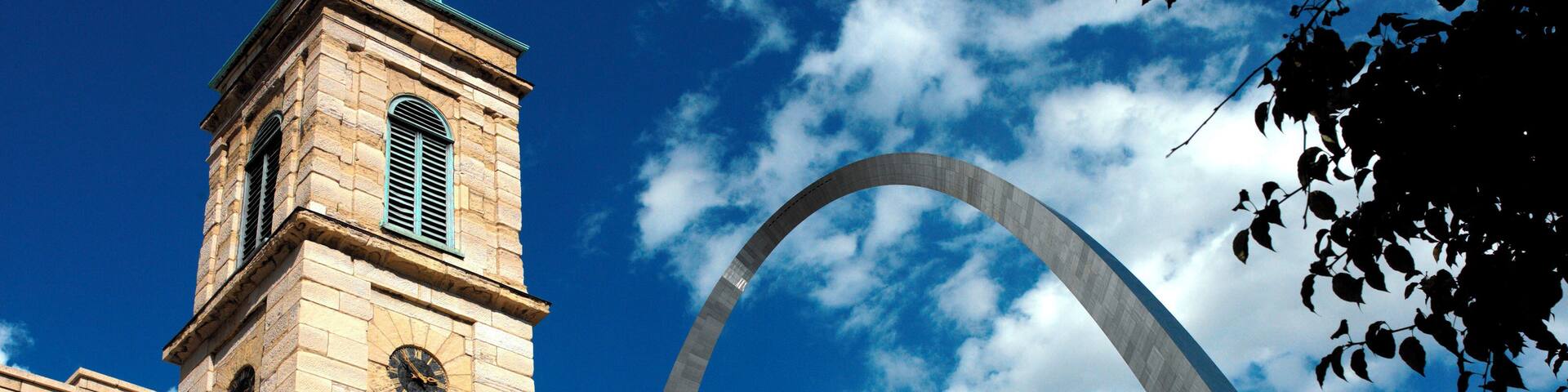 Old Cathedral and Arch, St. Louis, Missouri