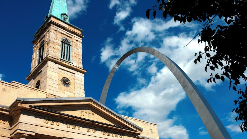 Old Cathedral and Arch, St. Louis, Missouri