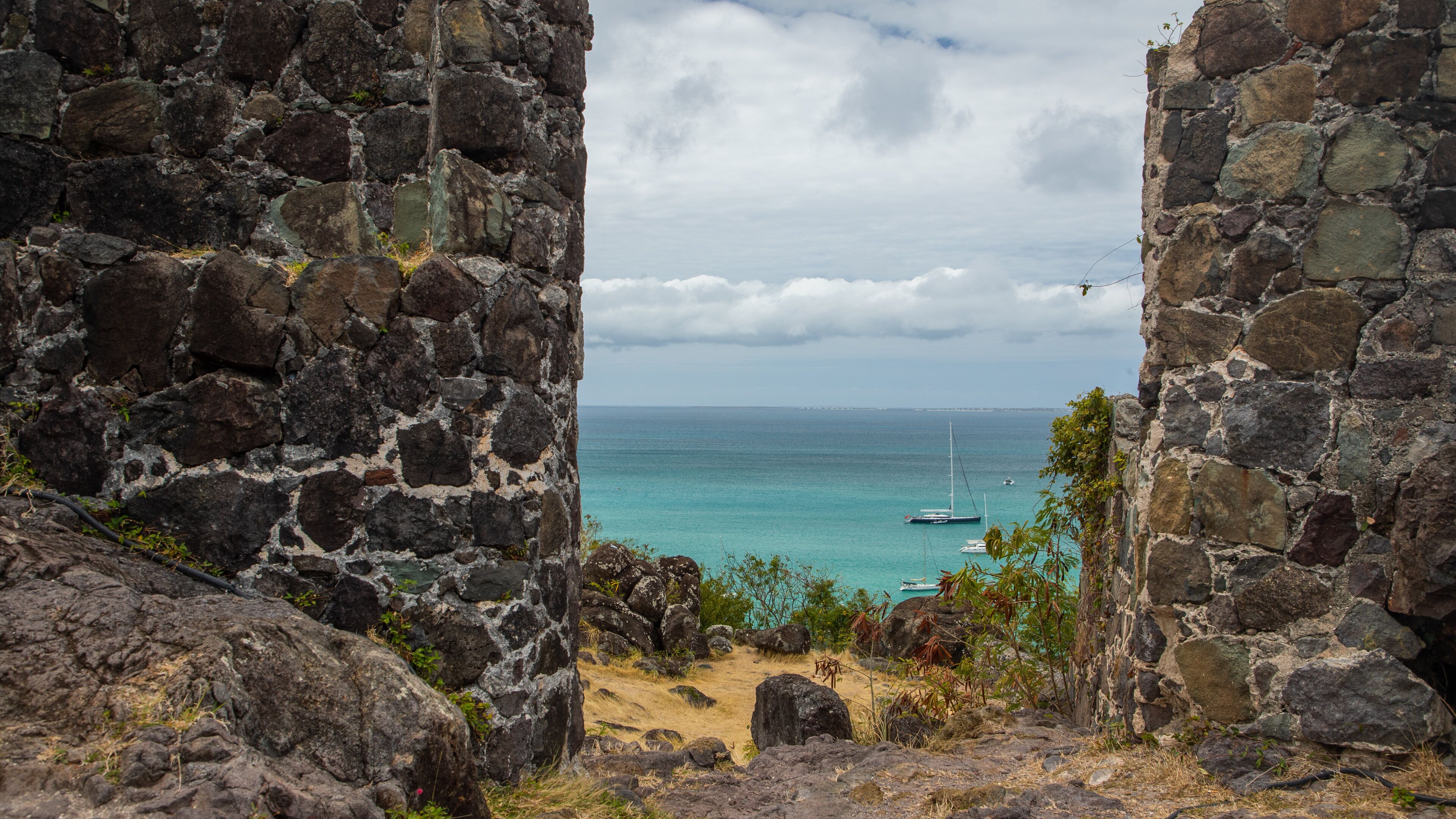 Fort St. Louis which includes general coastal views