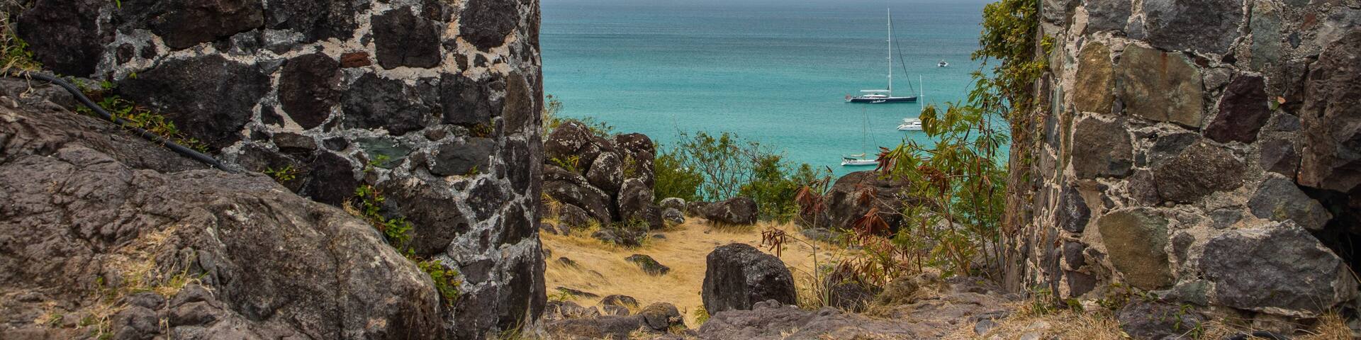 Fort St. Louis which includes general coastal views