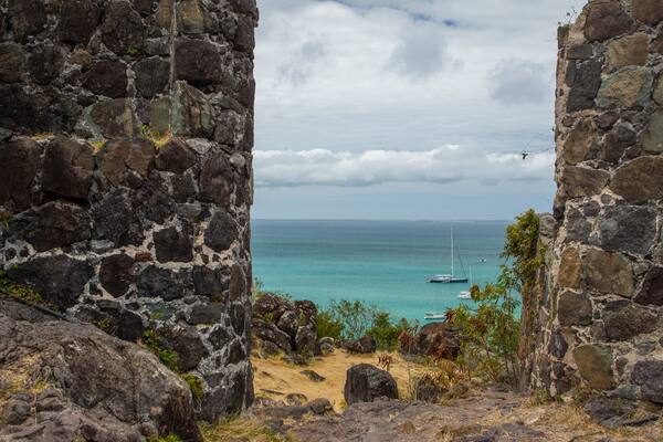Fort St. Louis which includes general coastal views
