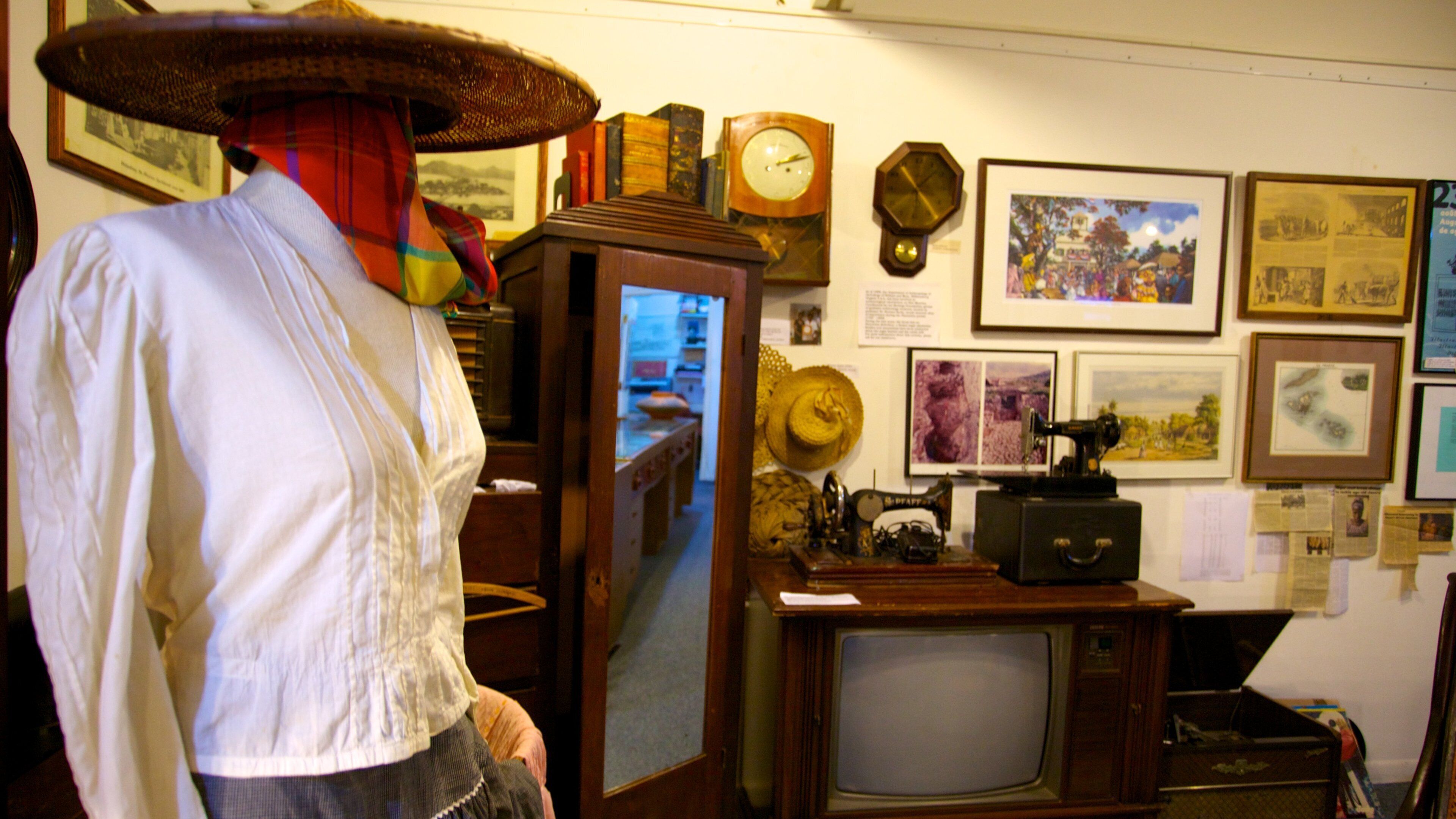 Museum of Sint Maarten which includes interior views