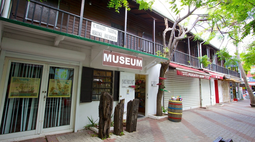 Museum of Sint Maarten featuring street scenes