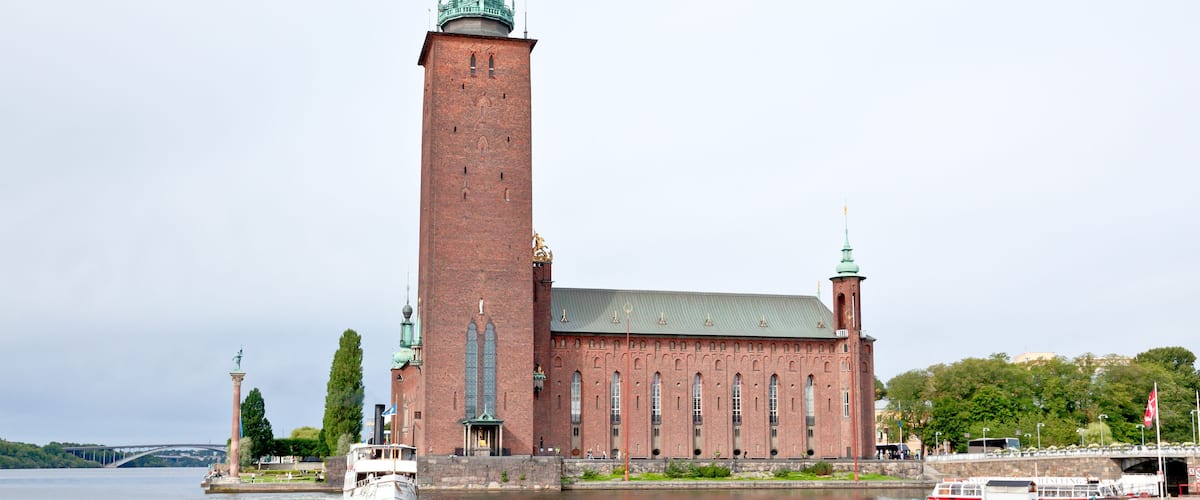 The famous City hall of Stockholm