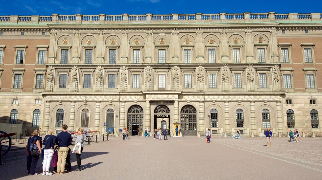 Stockholm Royal Palace featuring a square or plaza