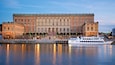 Stockholm Palace showing heritage architecture and a river or creek