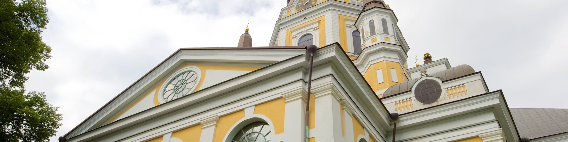 Igreja Katarina mostrando aspectos religiosos, uma igreja ou catedral e arquitetura de patrimônio