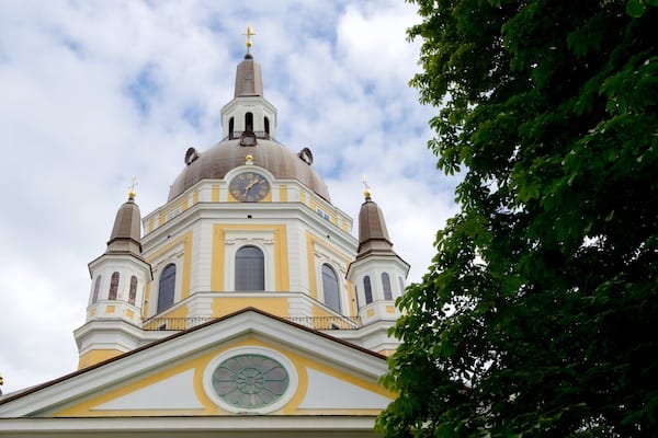 Katarina Church which includes a church or cathedral, religious aspects and heritage architecture
