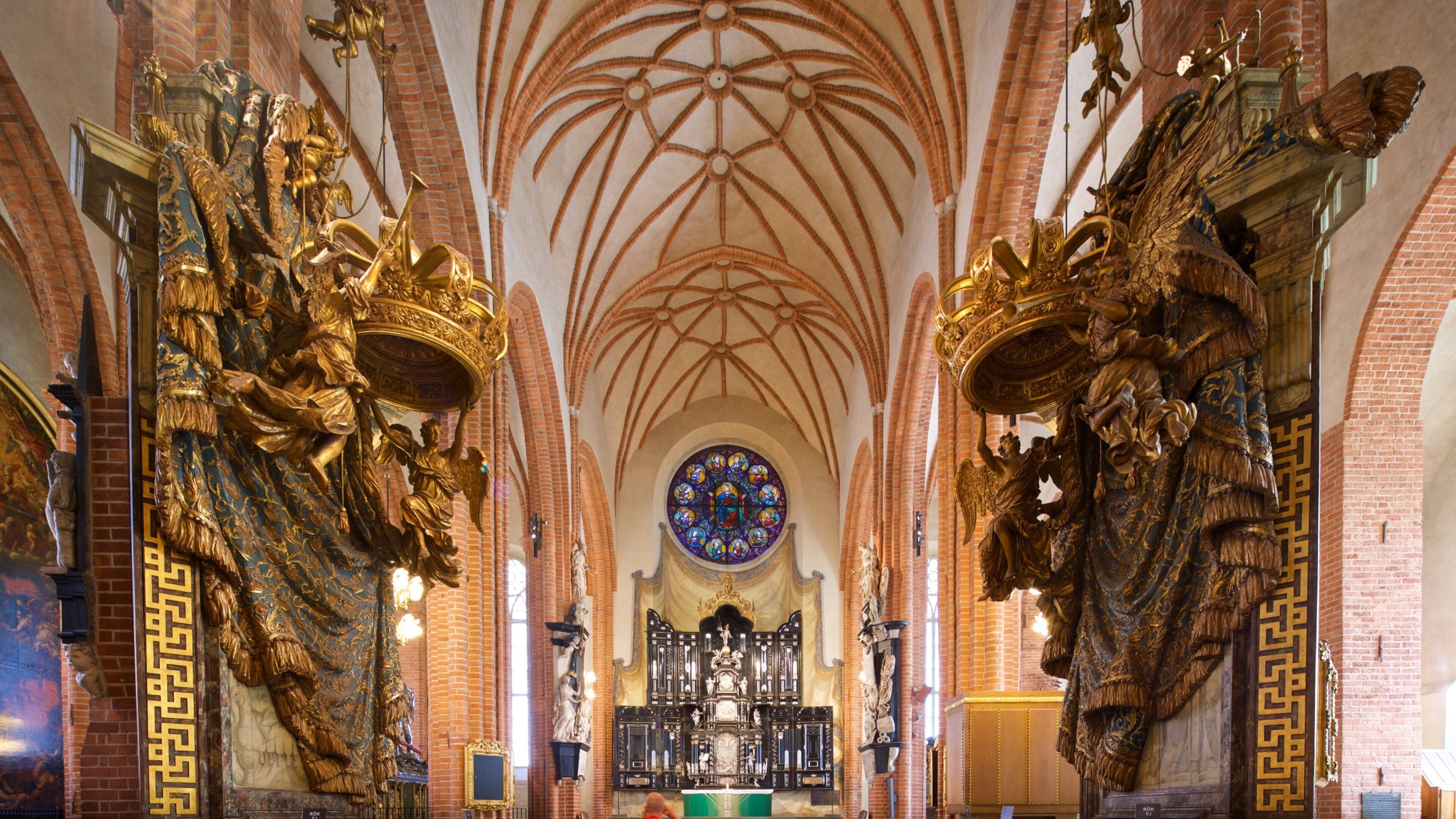 Stockholm Cathedral featuring interior views, a church or cathedral and heritage elements