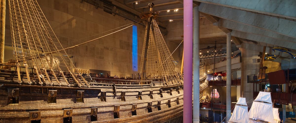 Vasa Museum which includes heritage elements and interior views