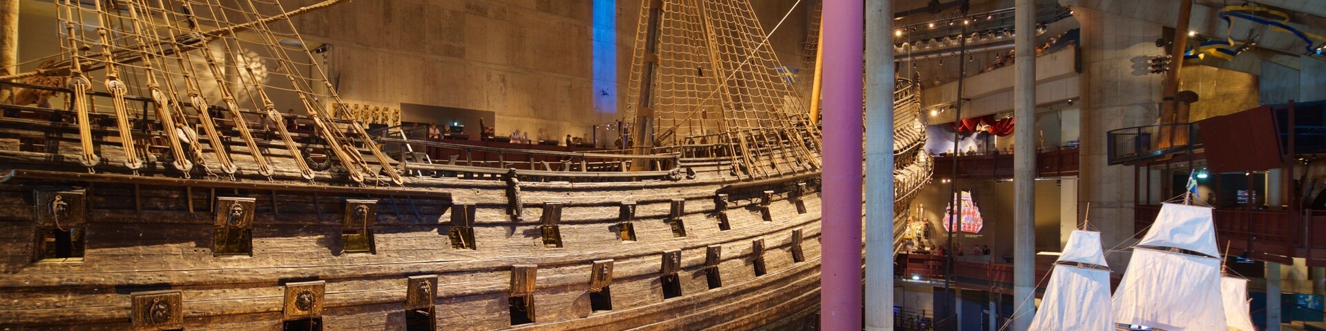 Vasa Museum which includes heritage elements and interior views
