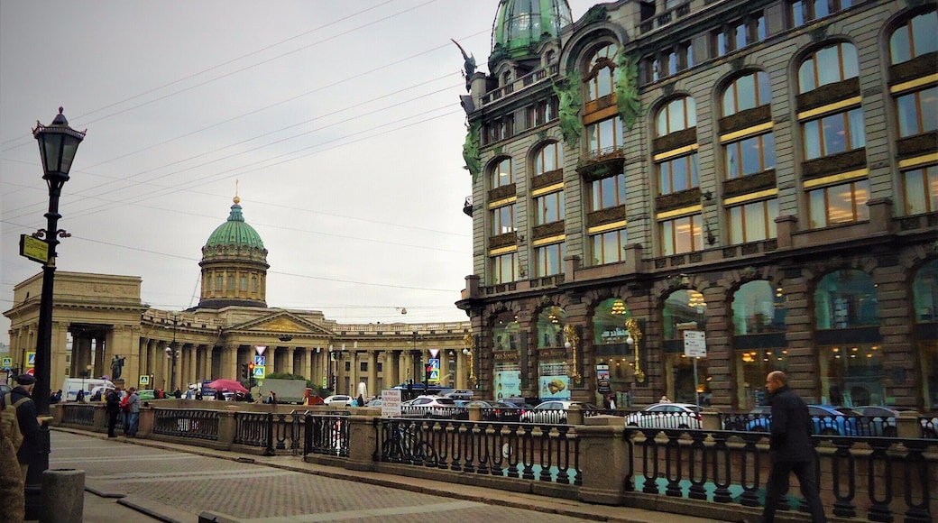 Here is the Kazan Cathedral and the SingerHouse, also known as the 'House of books' situated next to the Griboyedov Channel Embankment in StPetersburg. Russia #TroveOnTuesday
#lifeatexpedia #stunningstructures
#Architecture #urbanjungle #History