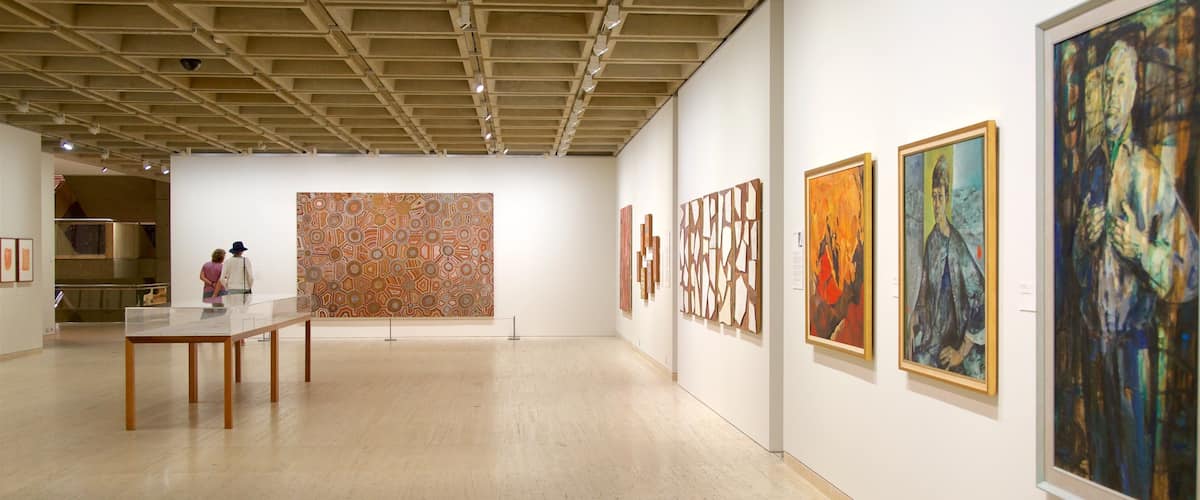 Galería de arte de Nueva Gales del Sur que incluye vistas interiores