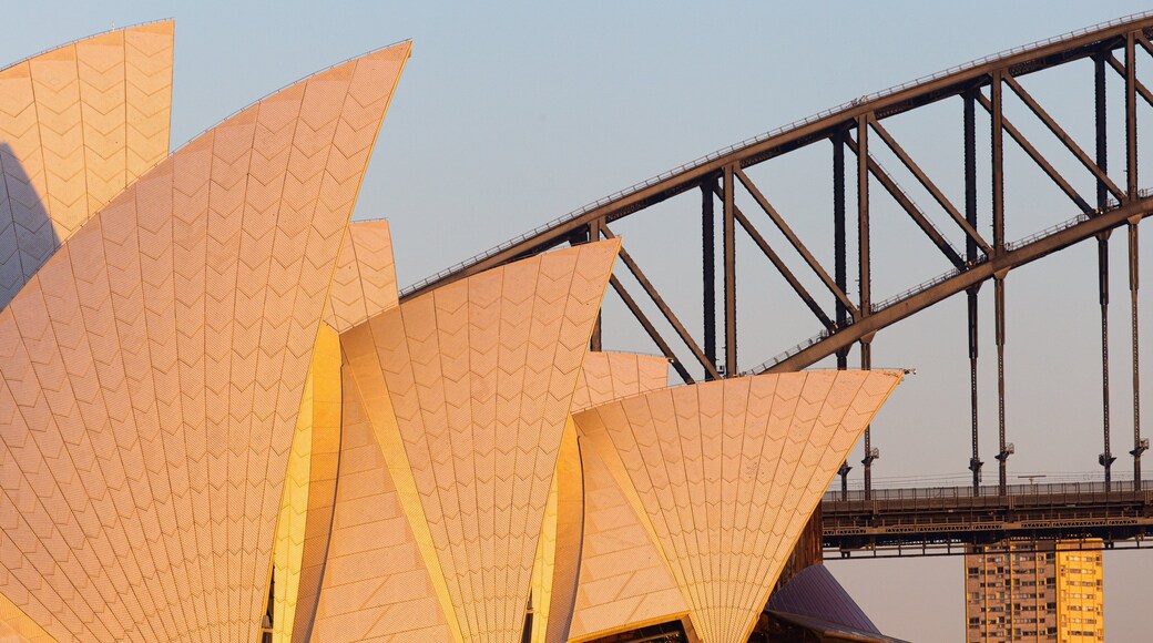 Sydney Opera House which includes a monument and a bridge