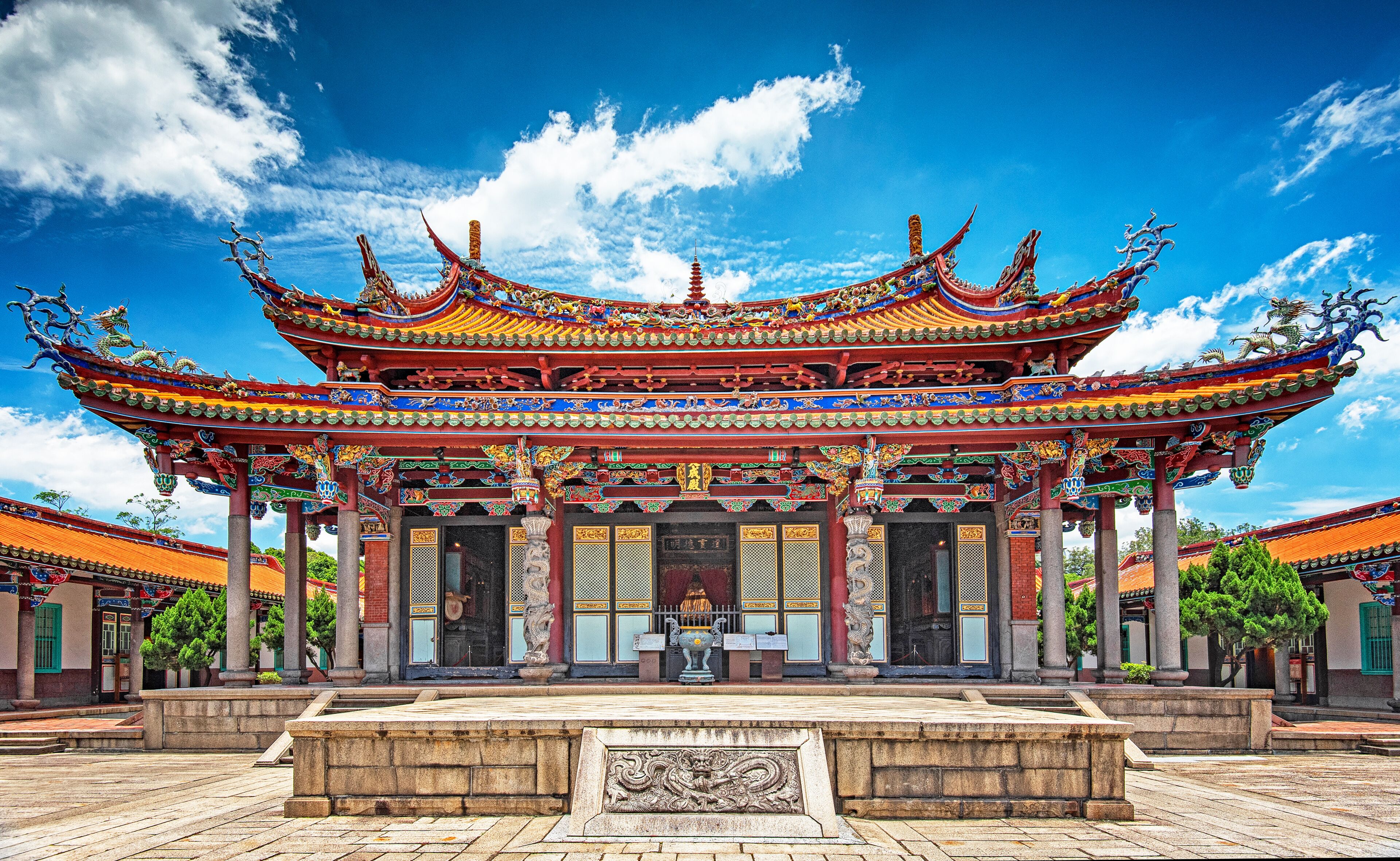 Taipei Confucius Temple in dalongdong Taipei, Taiwan