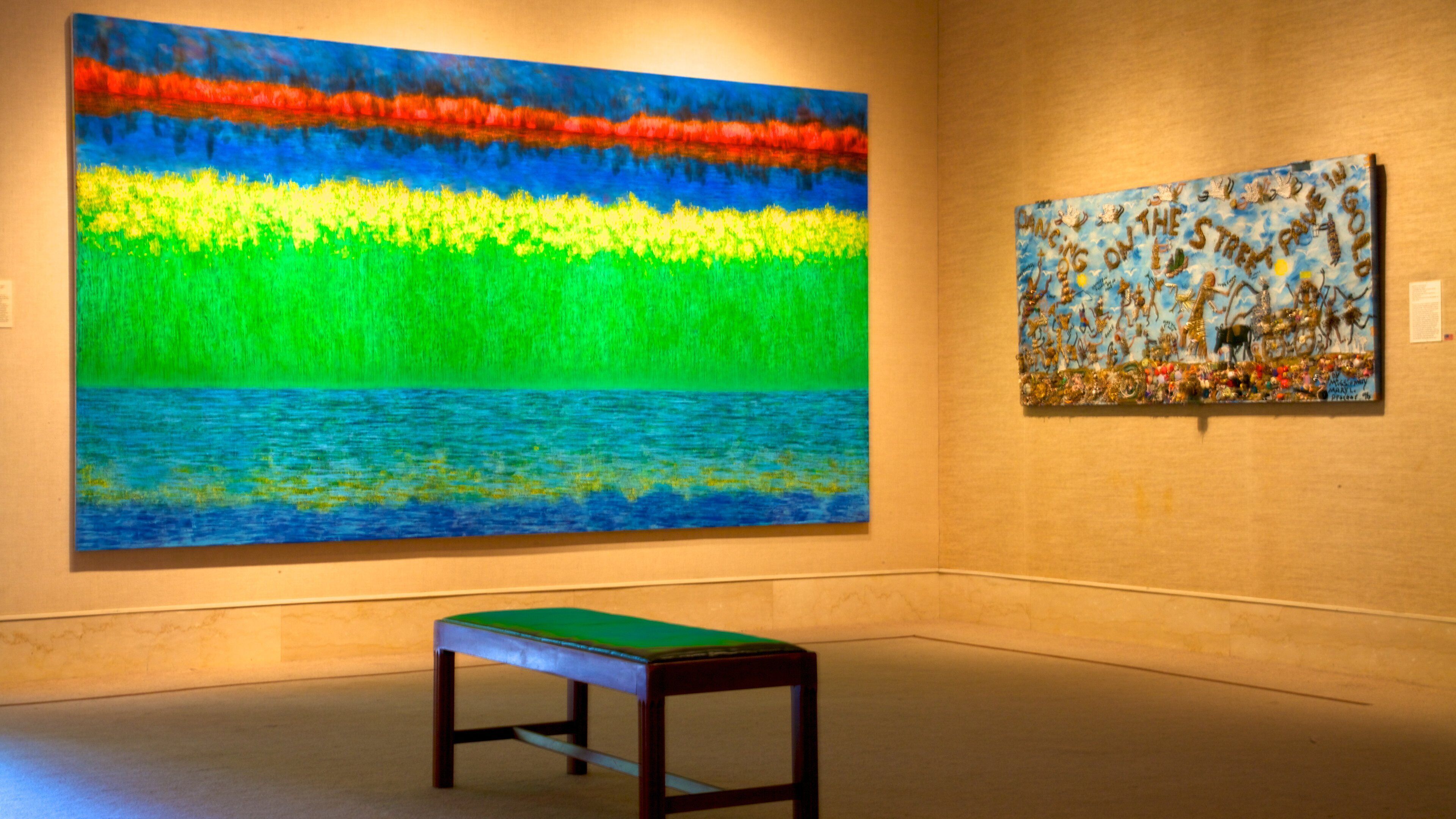 Museum of Fine Arts featuring interior views and art