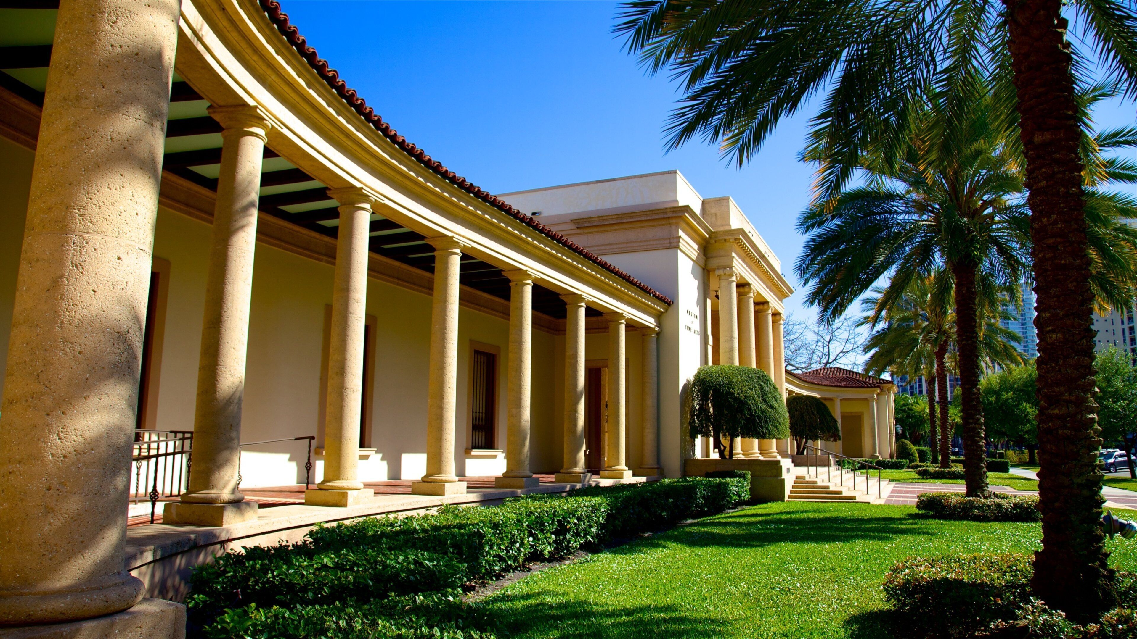 Museum of Fine Arts which includes a park and heritage elements