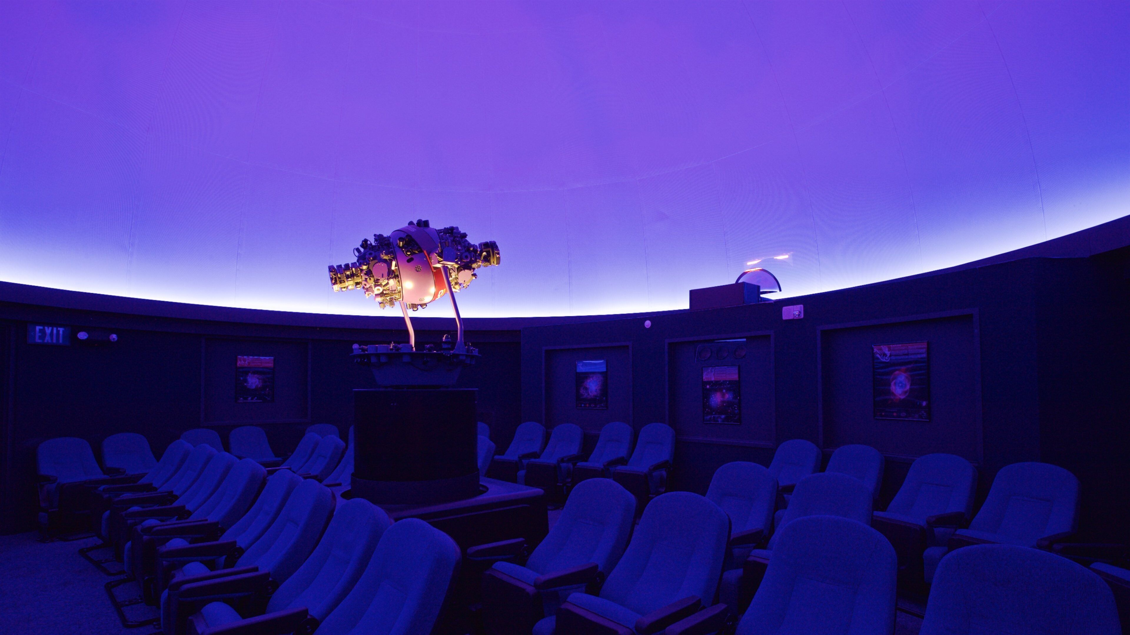 Museum of Science and Industry featuring interior views and theater scenes