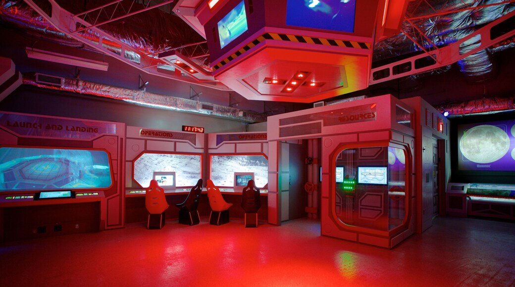 Museum of Science and Industry showing interior views